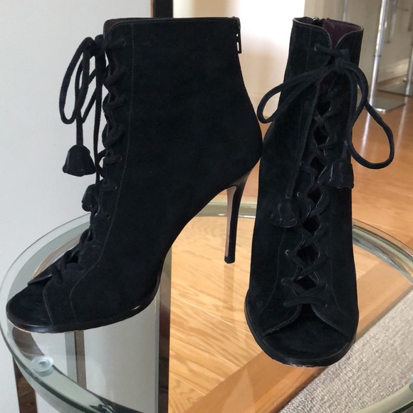 Coach Shoes - COACH LENA LUX SUEDE BOOTIES 9.5